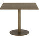 Corina Antique Brass Bistro Table
